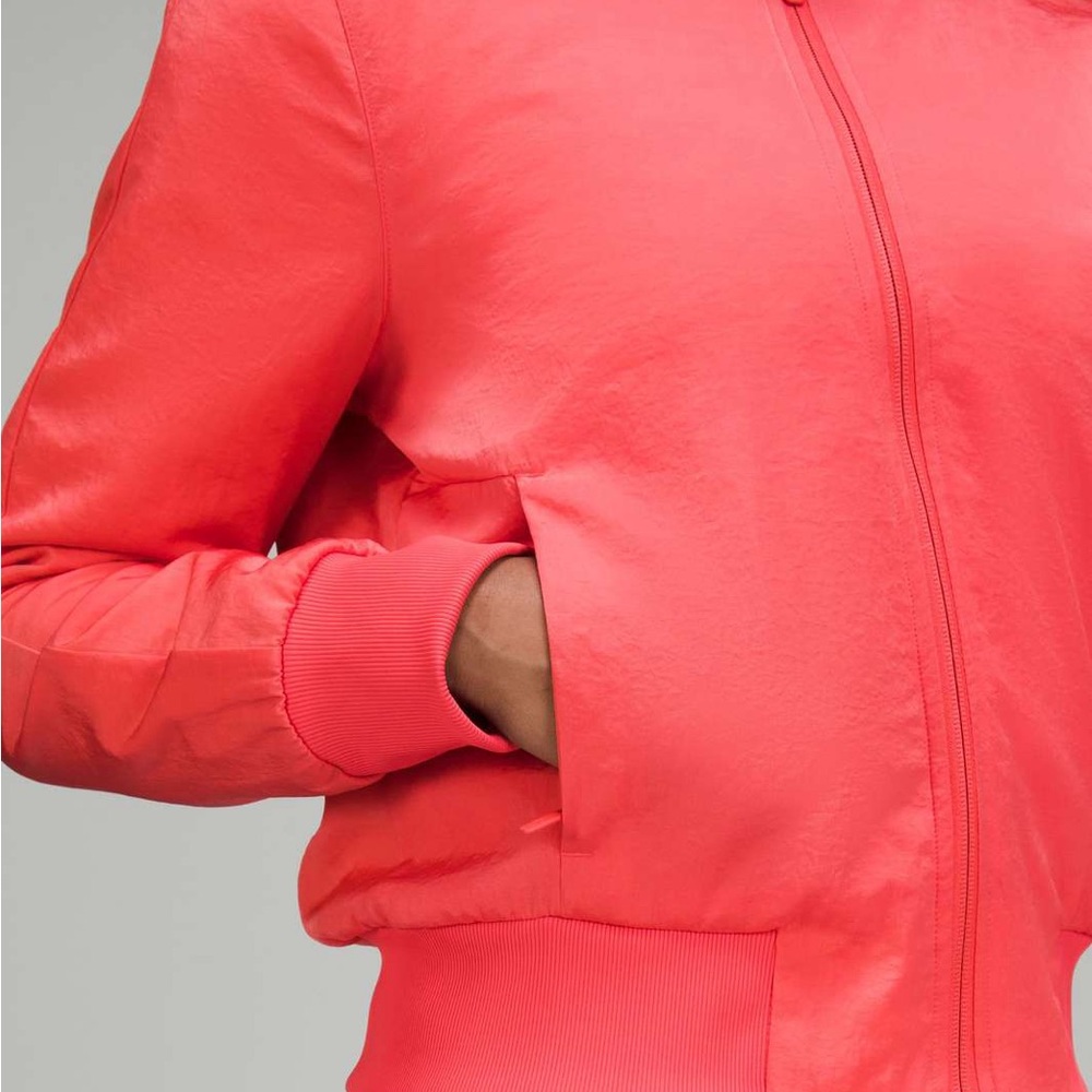 Lululemon Non-Stop Bomber Jacket (Pale Raspberry) - Picture 6 of 14